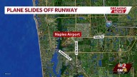 Plane slides off runway at Florida airport, pilot missing