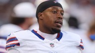 Joshua Palmer injury: Bills wide receiver goes down against Falcons