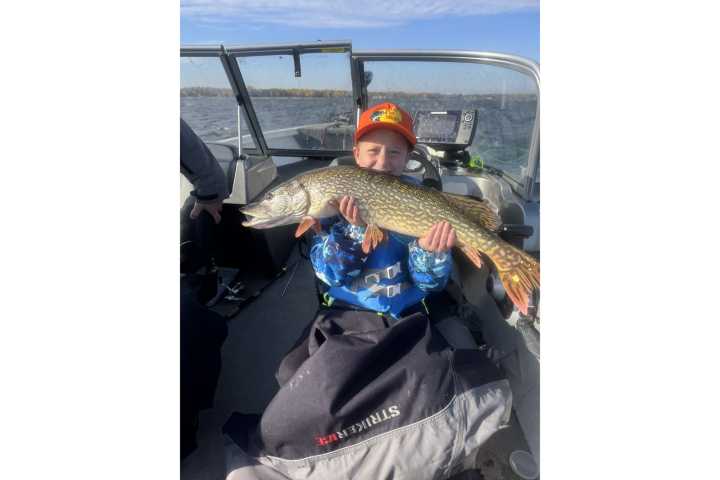 Trophy Room: 8 year old hauls in huge northern