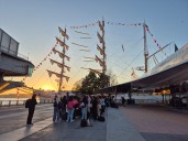 Resiliencia naval: Buque Escuela Cuauhtémoc despliega de nuevo sus velas