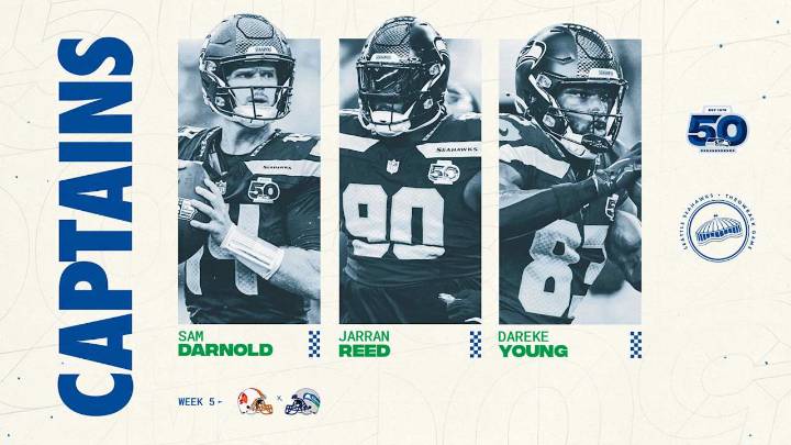 Seahawks Announce Week 5 Captains vs. The Buccaneers