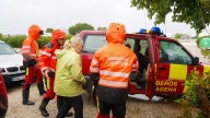 Un centenar de personas recibe cobijo tras el desalojo de Villas Caravaning, Bahía Bella y Algameca Chica por el aviso rojo de riesgo extremo por lluvias en Cartagena