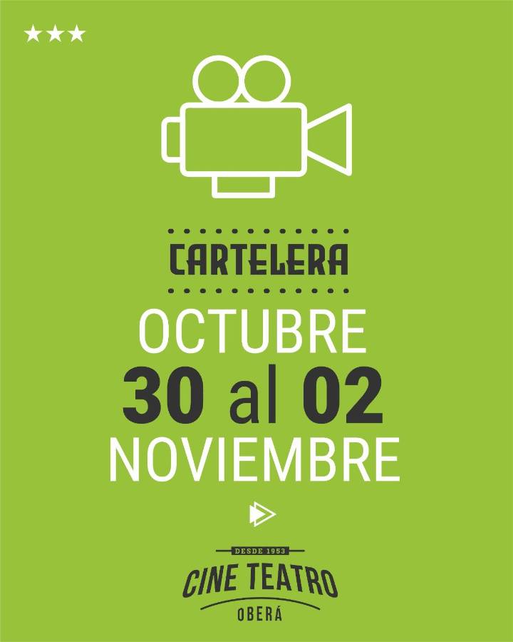 El Cine Teatro Oberá renueva su cartelera: Un mix de animé, terror, cine nacional y memoria