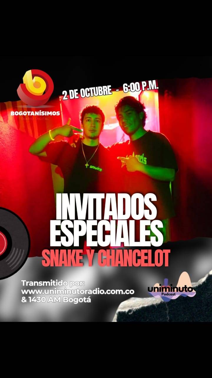 Bogotanísimos se llena de talento con la visita de Snake y Chancelot.
