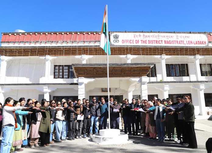 Rashtriya Ekta Diwas Celebrated at DC Office, Leh