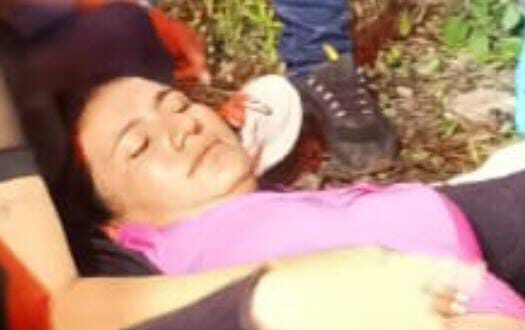 Motociclista accidentada en Cumaral