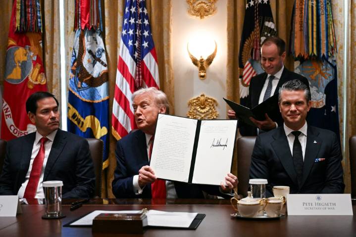 Trump hails Columbus Day: 'We're back, Italians'