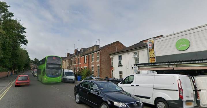 Man knocked to the floor and robbed by 'friendly couple' outside Derby shop