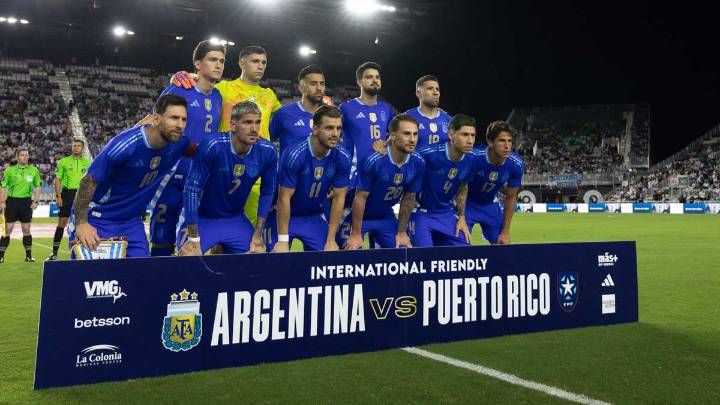 Argentina goleó a Puerto Rico