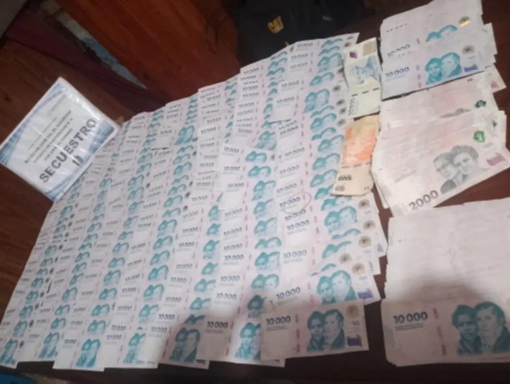 Detuvieron a un hombre con más de 4 millones de pesos robados
