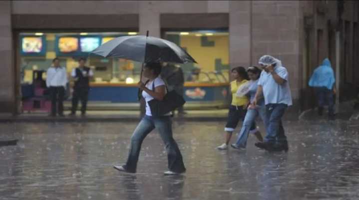 Lluvias y actividad eléctrica pronostican en gran parte del país