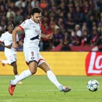 PSG stun Barcelona in Champions League, Man City held by Monaco
