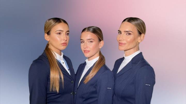 María Vázquez y sus hijas Mía y Myla deslumbran con transparencias en “La Triple M”