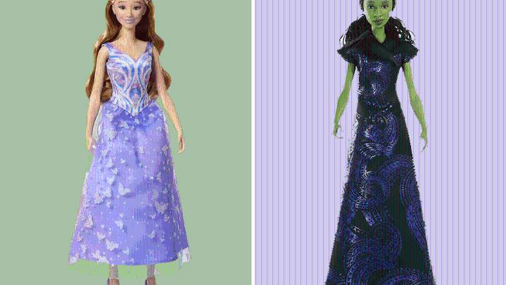 Wicked: For Good Glinda and Elphaba Singing Dolls: Buy Online