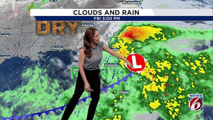 Warm and dry, then rain and finally Florida fall, y’all
