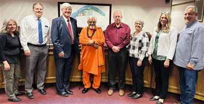In a historic first, Hindu mantras started the day of three city councils of Idaho this week