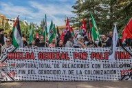 Granada acoge una multitudinaria huelga en solidaridad con Palestina