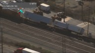 Train derailment reported in City of Industry