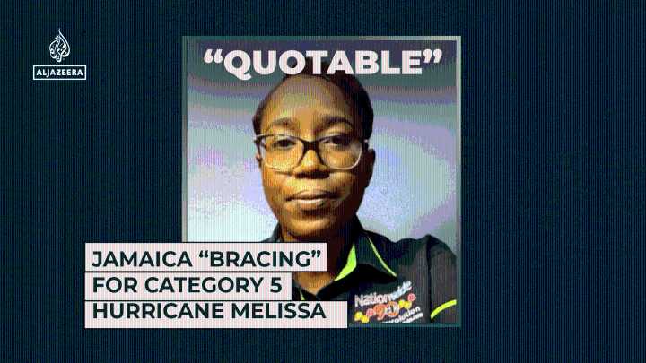Jamaica “bracing” for Category 5 Hurricane Melissa