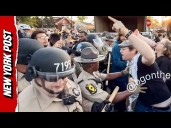 Violent Clashes Between Anti-ICE protesters and Police at Chicago Detention Facility