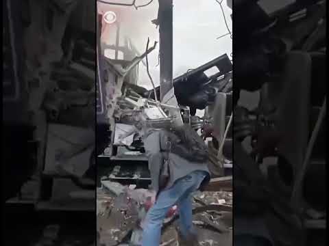 Russian drone strikes passenger trains in Ukraine, wounding dozens, Zelenskyy says #shorts