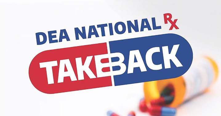 Find your drop-off location for National Prescription Drug Take Back Day on October 25