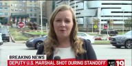 Deputy U.S. Marshal shot during standoff