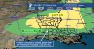 Isolated rain and storms tonight followed by a sunny and dry end to the weekend
