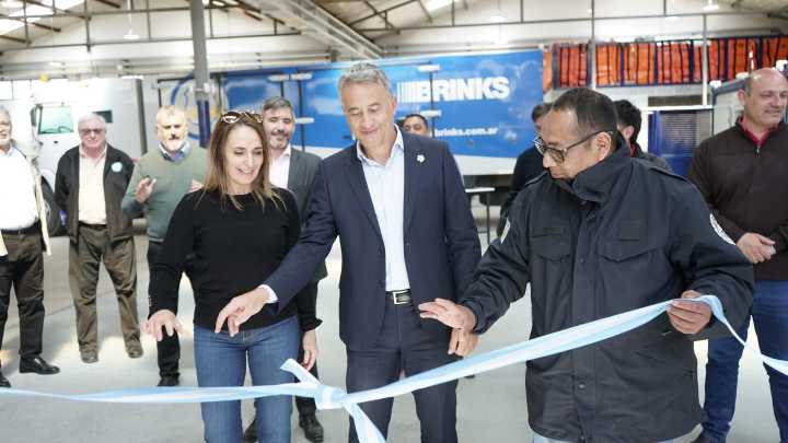 BRINKS inauguró su planta en Caleta Olivia
