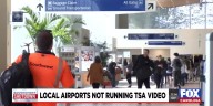 Local airports not running TSA video