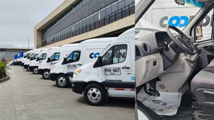 Coordinadora y Auteco Blue incorporación de 30 vans eléctricas en su flota