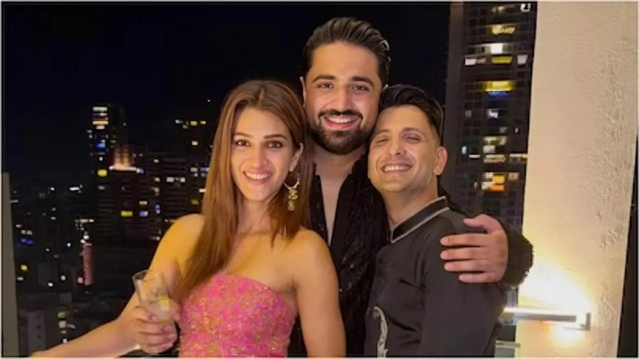 Kriti Sanon celebrates Diwali with rumoured boyfriend Kabir Bahia, photo goes viral online