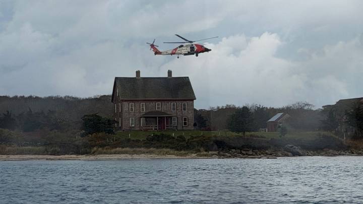 Family stranded for over a day after boat fire off Cape Cod rescued by helicopter
