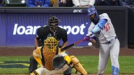 Dodgers’ Teoscar Hernández says ‘nobody to blame but myself’ for his role in weird NLCS double play
