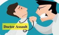 Doctor asks for space during patient examination, assaulted instead