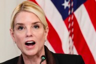 'I'm not worried about that!' Pam Bondi snaps at reporter who asked about Trump's rhetoric