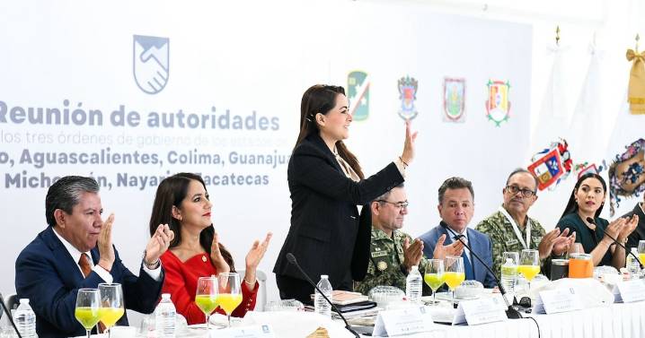 Tere Jiménez y gobernadores del centro-occidente se reúnen para fortalecer las estrategias de seguridad