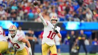 49ers quarterback Mac Jones limited in practice Thursday