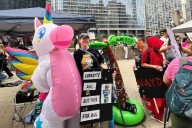 How inflatable costumes ballooned at anti-Trump rallies due to a Portland protester’s frog outfit