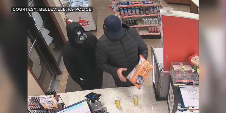 Belleville Police release photos of two people believed involved in fraud at Casey’s General Store