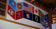 L&C Library unveils tribal flag display for Native American Heritage Month