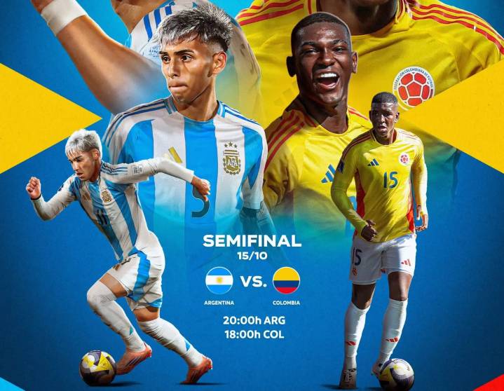 Argentina vs. Colombia: ¿En que canales se podrá ver la semifinal del Mundial Sub