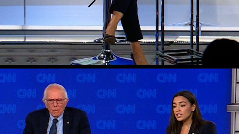 CNN breaks down the AOC-Sanders town hall