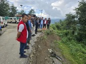 DC Kohima inspects NH-29 Jotsoma bypass road