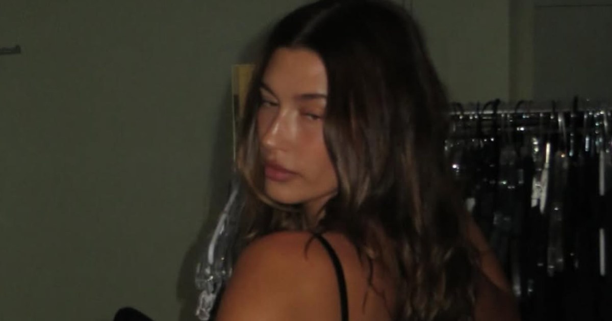 Hailey Bieber Wearing Black Two-Piece Deserves Second Glance