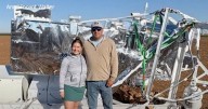 Family's shock after NASA equipment falls from the sky and lands on their farm