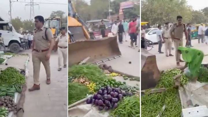 Haryana Police scrambles after video of ACP bulldozing vendors goes viral