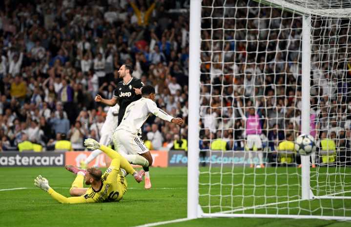 Real Madrid venció por la mínima cuenta de    1-0 a la Juventus de Turín por la Champions League
