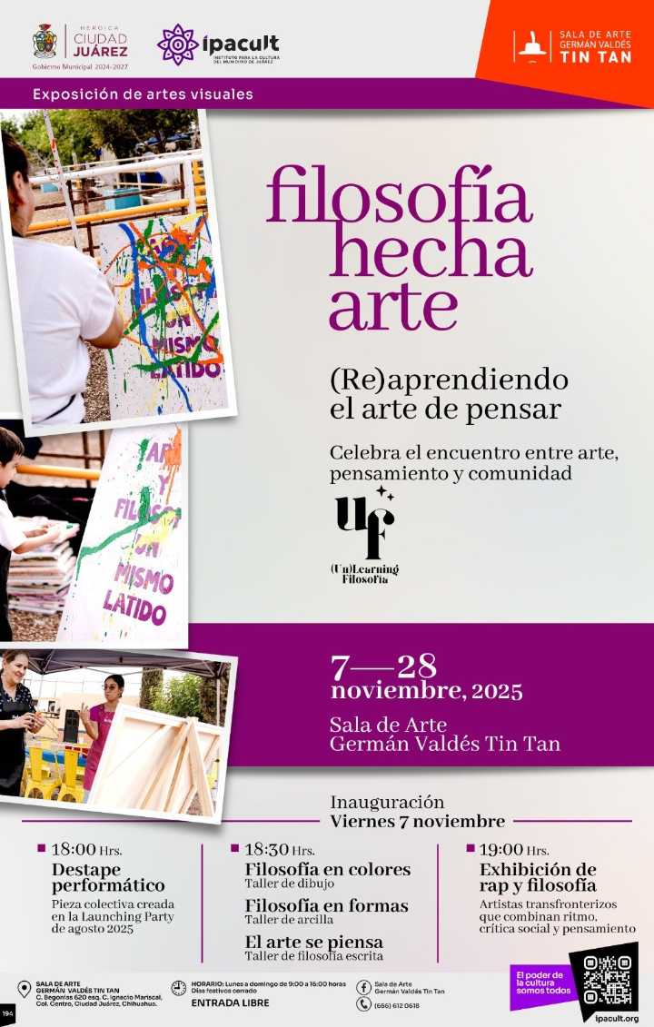 IPACULT invita a la exposición “Filosofía hecha arte” en la Sala de Arte Germán Valdés Tin Tan