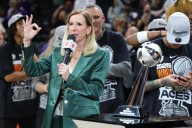 WNBA commissioner greeted with heavy boos during Aces championship trophy ceremony